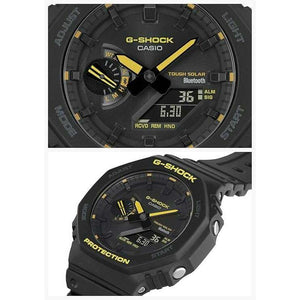 ROOK JAPAN:CASIO G-SHOCK CAUTION YELLOW SERIES BLUETOOTH BLACK & YELLOW MEN WATCH GA-B2100CY-1AJF,JDM Watch,Casio G-Shock