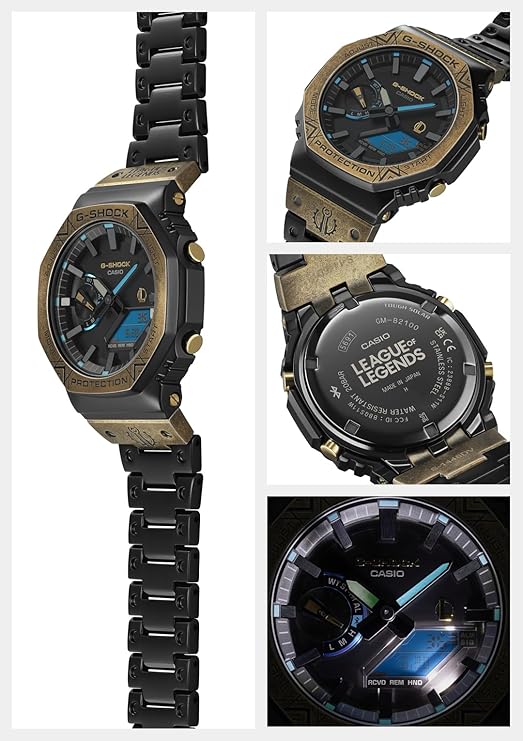 CASIO G-SHOCK LEAGUE OF LEGENDS COLLABORATION BLACK MEN WATCH GM-B2100LL-1AJR