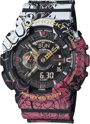 CASIO G-SHOCK ONE PIECE COLLABORATION MODEL ANALOG DIGITAL MEN WATCH GA-110JOP-1A4JR