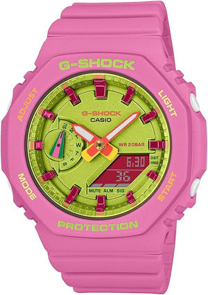 CASIO G-SHOCK MID-SIZE MODEL PINK ANALOG DIGITAL LADIES WATCH GMA-S2100BS-4AJF