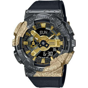 ROOK JAPAN:CASIO G-SHOCK 40TH ANNIVERSARY ADVENTURER'S STONE BLACK & GOLD MEN WATCH GM-114GEM-1A9JR,JDM Watch,Casio G-Shock