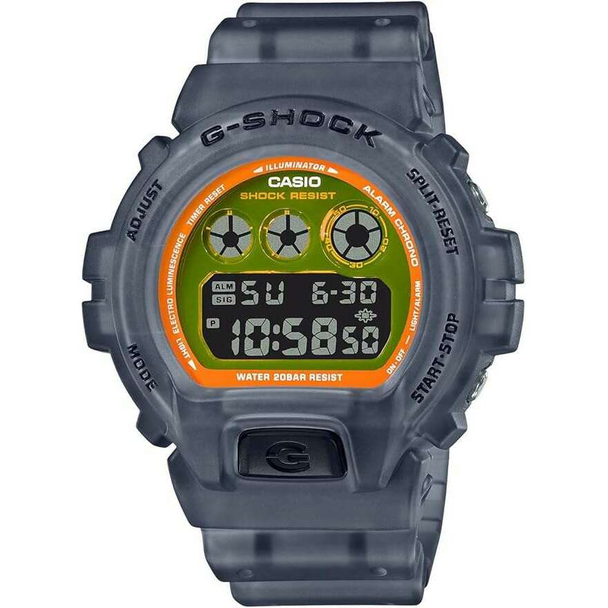 ROOK JAPAN:CASIO G-SHOCK COLOR SKELETON SERIES DIGITAL BLACK MEN WATCH DW-6900LS-1JF,JDM Watch,Casio G-Shock