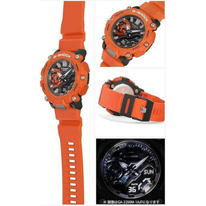 ROOK JAPAN:CASIO G-SHOCK ANALOG DIGITAL ORANGE MEN WATCH GA-2200M-4AJF,JDM Watch,Casio G-Shock