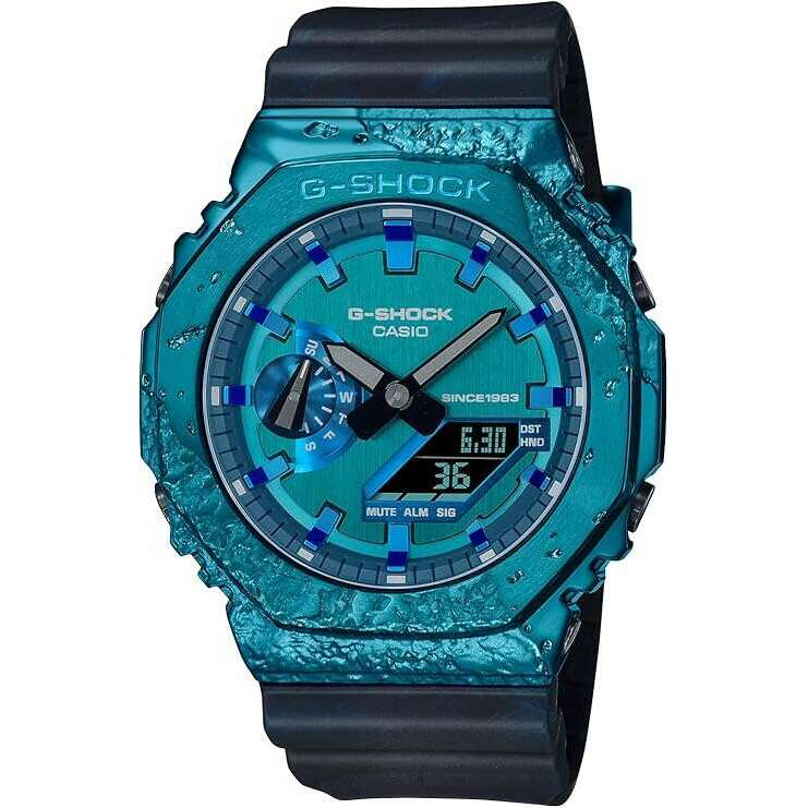 ROOK JAPAN:CASIO G-SHOCK 40TH ANNIVERSARY ADVENTURER'S STONE BLACK & BLUE MEN WATCH GM-2140GEM-2AJR,JDM Watch,Casio G-Shock