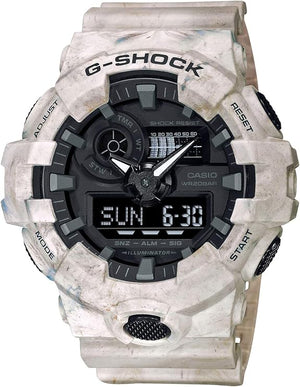 CASIO G-SHOCK EARTH TONED COLOR SERIES BEIGE ANALOG DIGITAL MEN WATCH GA-700WM-5AJF