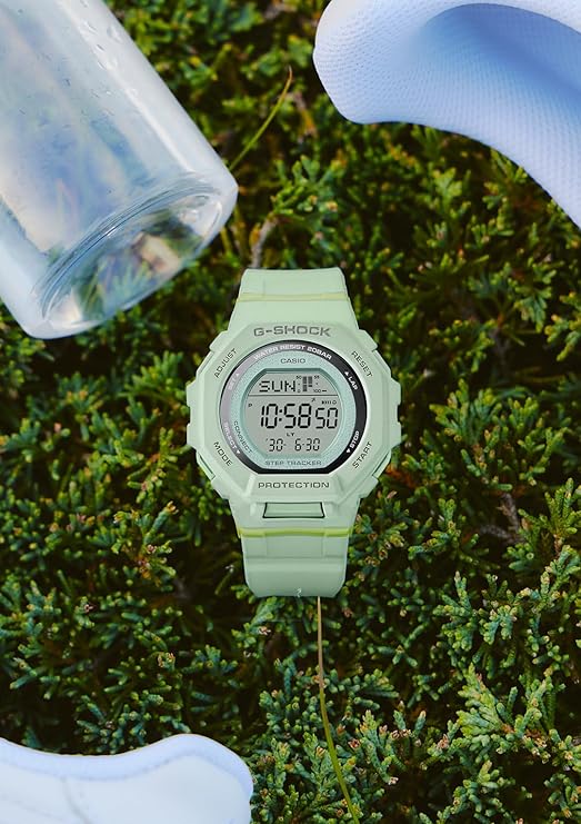 CASIO G-SHOCK BLUETOOTH DAY-DATE DIGITAL GREEN LADIES WATCH GMD-B300-3JF