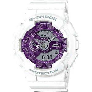 ROOK JAPAN:CASIO G-SHOCK PRECIOUS HEART SELECTION WHITE & PURPLE MEN WATCH GA-110WS-7AJF,JDM Watch,Casio G-Shock