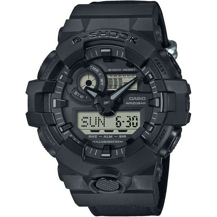 ROOK JAPAN:CASIO G-SHOCK UTILITY BLACK SERIES CORDURA ECO FABRIC STRAP MEN WATCH GA-700BCE-1AJF,JDM Watch,Casio G-Shock