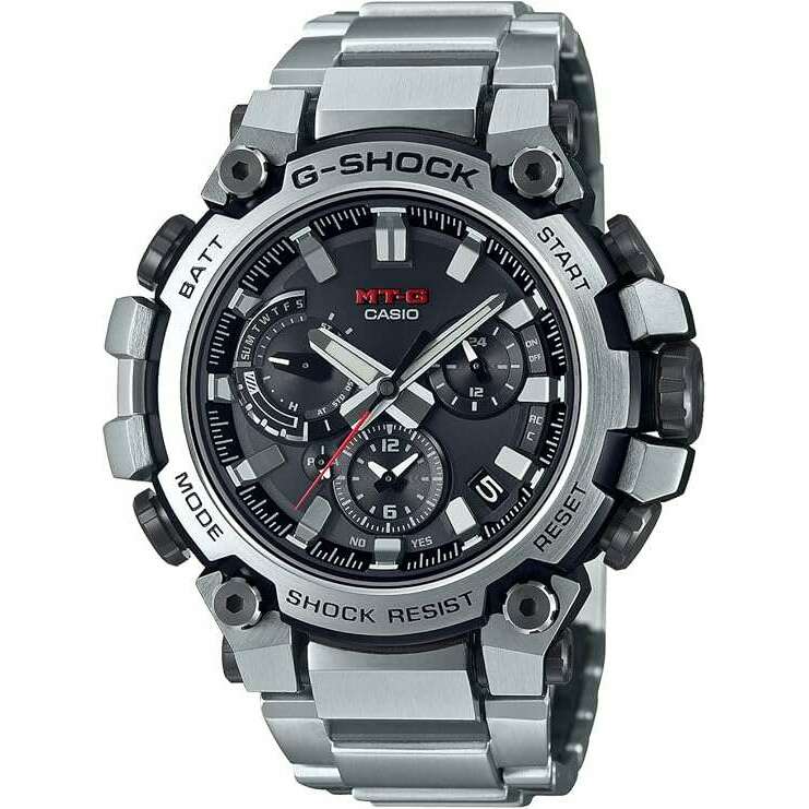 ROOK JAPAN:CASIO G-SHOCK MT-G BLUETOOTH RADIO SOLAR SILVER MEN WATCH MTG-B3000D-1AJF,JDM Watch,Casio G-Shock