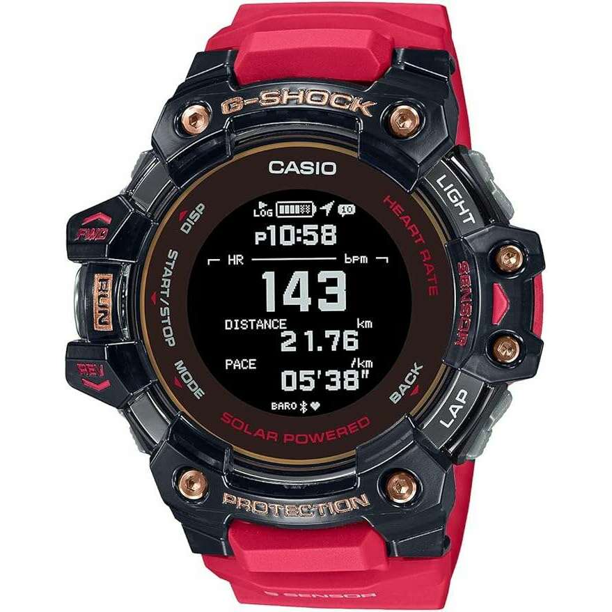 ROOK JAPAN:CASIO G-SHOCK G-SQUAD RED & BLACK DIGITAL MEN WATCH GBD-H1000-4A1JR,JDM Watch,Casio G-Shock