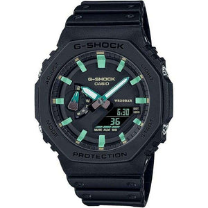 ROOK JAPAN:CASIO G-SHOCK TEAL AND BROWN COLOR SERIES ANALOG DIGITAL BLACK MEN WATCH GA-2100RC-1AJF,JDM Watch,Casio G-Shock