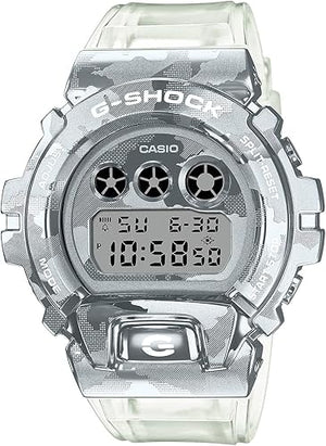 CASIO G-SHOCK SKELETON CAMOUFLAGE SERIES CLEAR DIGITAL MEN WATCH GM-6900SCM-1JF