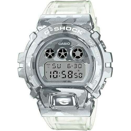 ROOK JAPAN:CASIO G-SHOCK SKELETON CAMOUFLAGE SERIES CLEAR DIGITAL MEN WATCH GM-6900SCM-1JF,JDM Watch,Casio G-Shock