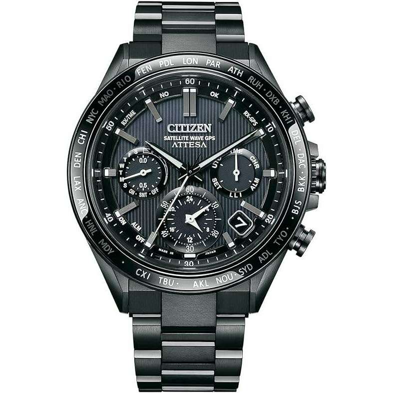 CITIZEN ATTESA ECO DRIVE GPS SATELLITE RADIO WAVE MEN WATCH CC4055-65E -  ROOK JAPAN