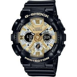 ROOK JAPAN:CASIO G-SHOCK WEB-EXCLUSIVE MID-SIZE MODEL BLACK & GOLD LADIES WATCH GMA-S120GB-1AJF,JDM Watch,Casio G-Shock