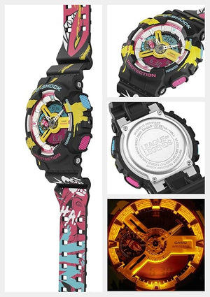 CASIO G-SHOCK LEAGUE OF LEGENDS COLLABORATION MULTICOLORED MEN WATCH GA-110LL-1AJR