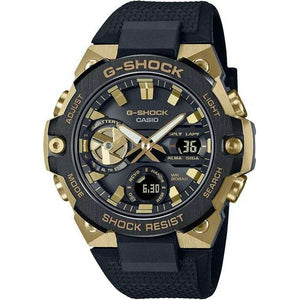 ROOK JAPAN:CASIO G-SHOCK G-STEEL BLUETOOTH SOLAR ANALOG DIGITAL BLACK & GOLD MEN WATCH GST-B400GB-1A9JF,JDM Watch,Casio G-Shock