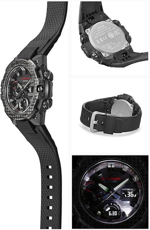 CASIO G-SHOCK G-STEEL WEB-EXCLUSIVE CARBON CORE GUARD BLACK MEN WATCH GST-B400X-1A4JF