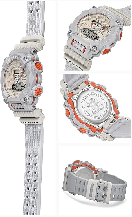 CASIO G-SHOCK THE BLACK EYE PATCH COLLABORATION MODEL GREY MEN WATCH GA-900BEP-8AJR