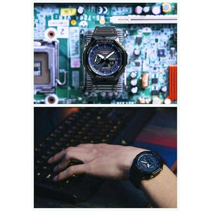 ROOK JAPAN:CASIO G-SHOCK VIRTUAL RAINBOW : GAMER'S RGB SERIES BLACK MEN WATCH GA-2100RGB-1AJF,JDM Watch,Casio G-Shock