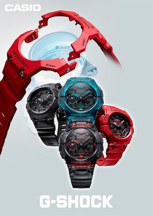 CASIO G-SHOCK BLUETOOTH TURQUOISE BLUE SKELETON LIMITED MODEL MEN WATCH  GA-B001G-2AJF