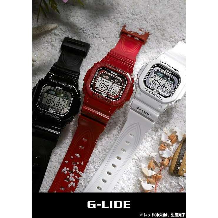 ROOK JAPAN:CASIO G-SHOCK G-LIDE TIDE GRAPH WHITE RUBBER STRAP DIGITAL DIAL MEN WATCH GLX-5600-7JF,JDM Watch,Casio G-Shock