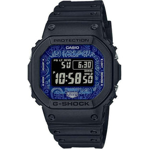 ROOK JAPAN:CASIO G-SHOCK BLUE PAISLEY SERIES BLUETOOTH RADIO SOLAR BLACK & BLUE MEN WATCH GW-B5600BP-1JF,JDM Watch,Casio G-Shock