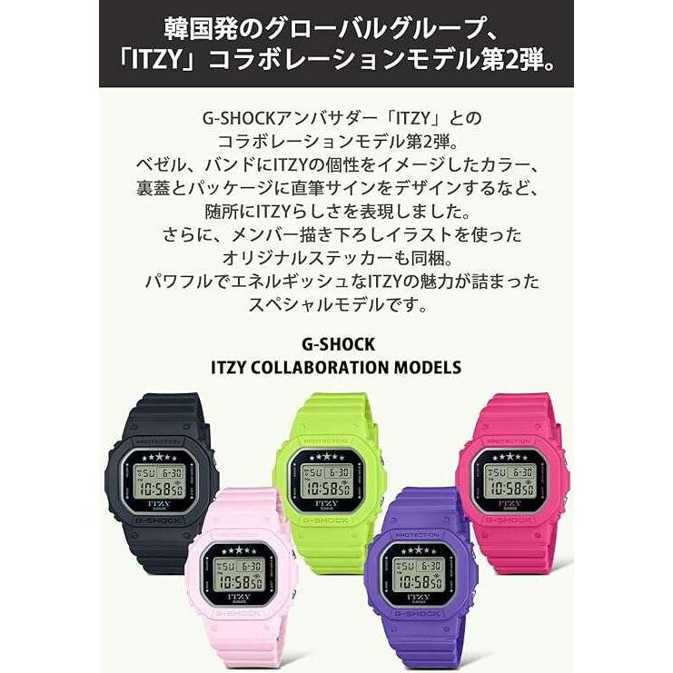 ROOK JAPAN:CASIO G-SHOCK ITZY COLLABORATION MODEL DIGITAL FUCHSIA PINK WATCH GMD-S5610IT-4AJR,JDM Watch,Casio G-Shock