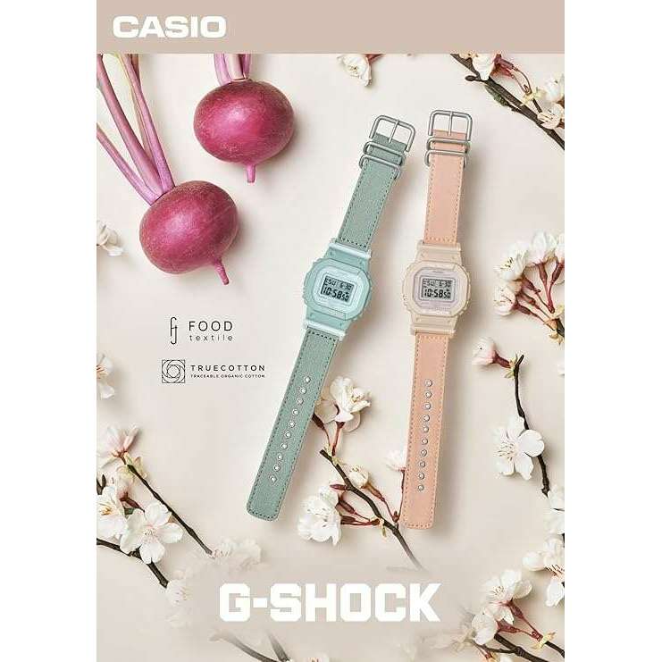 ROOK JAPAN:CASIO G-SHOCK MIDSIZE WEB-EXCLUSIVE MODEL FABRIC STRAP BLUE GREY LADIES WATCH GMD-S5600CT-3JF,JDM Watch,Casio G-Shock