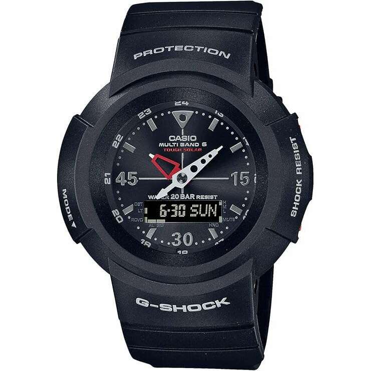 ROOK JAPAN:CASIO G-SHOCK RADIO SOLAR ANALOG DIGITAL BLACK MEN WATCH AWG-M520-1AJF,JDM Watch,Casio G-Shock