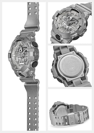 CASIO G-SHOCK FORGOTTEN FUTURE SERIES ANALOG DIGITAL SILVER MEN WATCH GA-700FF-8AJF