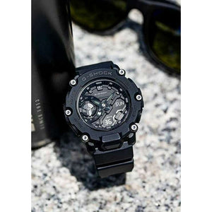 ROOK JAPAN:CASIO G-SHOCK DAY-DATE ANALOG DIGITAL DIAL ALL BLACK MEN WATCH GA-2200BB-1AJF,JDM Watch,Casio G-Shock