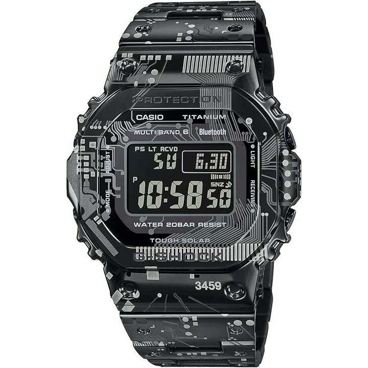 ROOK JAPAN:CASIO G-SHOCK BLUETOOTH FULL METAL RADIO SOLAR TITANIUM BLACK DIGITAL MEN WATCH GMW-B5000TCC-1JR,JDM Watch,Casio G-Shock