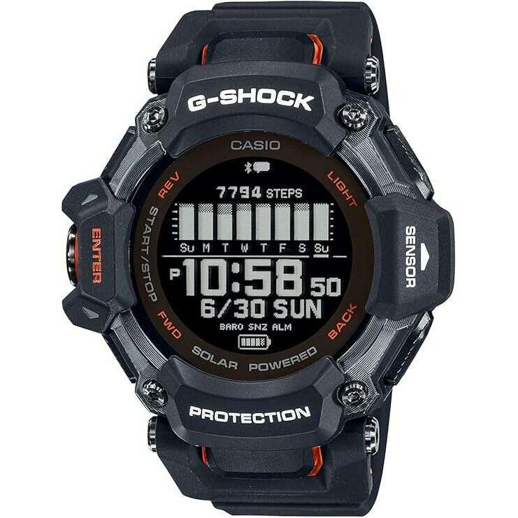 ROOK JAPAN:CASIO G-SHOCK G-SQUAD GPS CARDIOMETER BLUETOOTH BLACK & ORANGE MEN WATCH GBD-H2000-1AJR,JDM Watch,Casio G-Shock