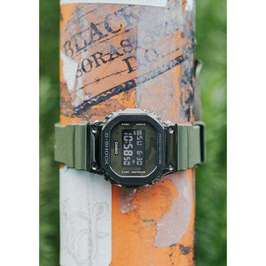 ROOK JAPAN:CASIO G-SHOCK METAL COVERED DIGITAL KHAKI & BLACK MEN WATCH GM-5600B-3JF,JDM Watch,Casio G-Shock