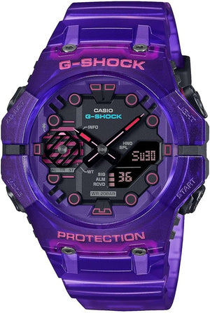 CASIO G-SHOCK BLUETOOTH DAY-DATE ANALOG DIGITAL PURPLE MEN WATCH GA-B001CBRS-6AJF