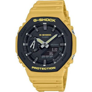 ROOK JAPAN:CASIO G-SHOCK CARBON CORE GUARD ANALOG DIGITAL MUSTARD YELLOW MEN WATCH GA-2110SU-9AJF,JDM Watch,Casio G-Shock