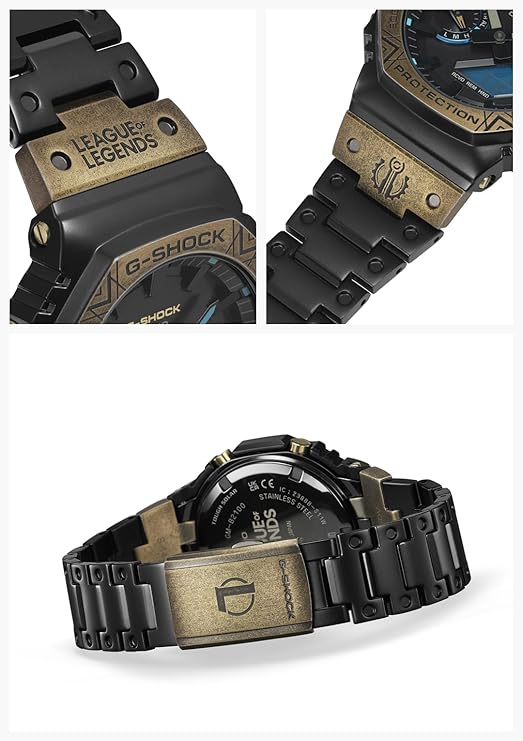 CASIO G-SHOCK LEAGUE OF LEGENDS COLLABORATION BLACK MEN WATCH GM-B2100LL-1AJR