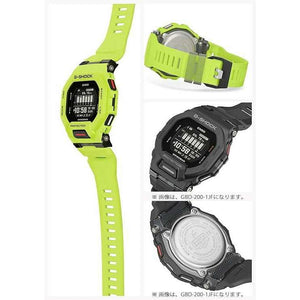 ROOK JAPAN:CASIO G-SHOCK DAY-DATE YELLOW RESIN STRAP DIGITAL DIAL MEN WATCH GBD-200-9JF,JDM Watch,Casio G-Shock