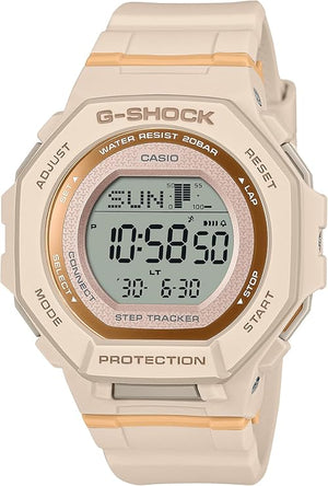 CASIO G-SHOCK BLUETOOTH DAY-DATE DIGITAL PINK LADIES WATCH GMD-B300-4JF