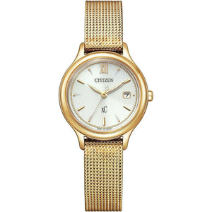 ROOK JAPAN:CITIZEN XC MIZU COLLECTION ECO-DRIVE WARM GOLD STRAP LADIES WATCH EW2633-50A,JDM Watch,Citizen xC