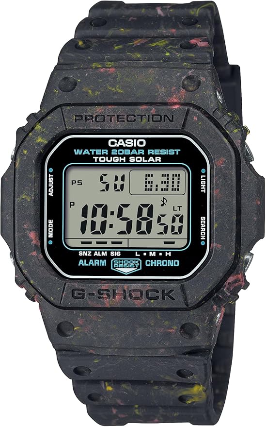 CASIO G-SHOCK SOLAR RECYCLED RESIN STRAP LIMITED MODEL BLACK MEN WATCH G-5600BG-1JR