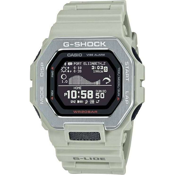 ROOK JAPAN:CASIO G-SHOCK G-LIDE BLUETOOTH DIGITAL DIAL BEIGE MEN WATCH GBX-100-8JF,JDM Watch,Casio G-Shock