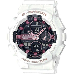 ROOK JAPAN:CASIO G-SHOCK LIMITED MODEL ANALOG DIGITAL WHITE & PINK MEN WATCH GMA-S140M-7AJF,JDM Watch,Casio G-Shock