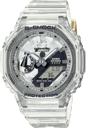 CASIO G-SHOCK 40TH ANNIVERSARY CLEAR REMIX ANALOG DIGITAL LADIES WATCH GMA-S2140RX-7AJR