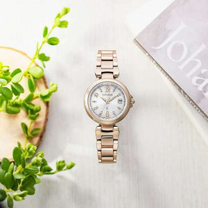 ROOK JAPAN:CITIZEN XC BASIC COLLECTION ECO-DRIVE HAPPY FLIGHT RADIO PINK LADIES WATCH EC1037-51A,JDM Watch,Citizen xC