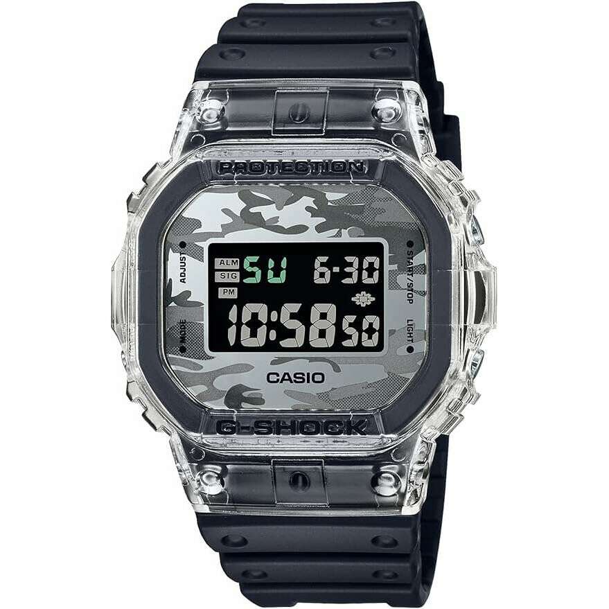 ROOK JAPAN:CASIO G-SHOCK CAMOUFLAGE SKELETON SERIES LIMITED MODEL MEN WATCH DW-5600SKC-1JF,JDM Watch,Casio G-Shock