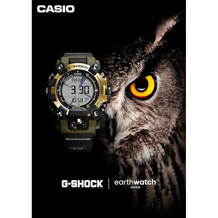 ROOK JAPAN:CASIO G-SHOCK LOVE THE SEA AND THE EARTH MUDMAN RADIO SOLAR DIGITAL MEN WATCH GW-9501KJ-8JR,JDM Watch,Casio G-Shock