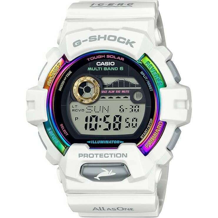 ROOK JAPAN:CASIO G-SHOCK LOVE THE SEA AND THE EARTH ICERC JAPAN COLLAB SOLAR WHITE MEN WATCH GWX-8904K-7JR,JDM Watch,Casio G-Shock