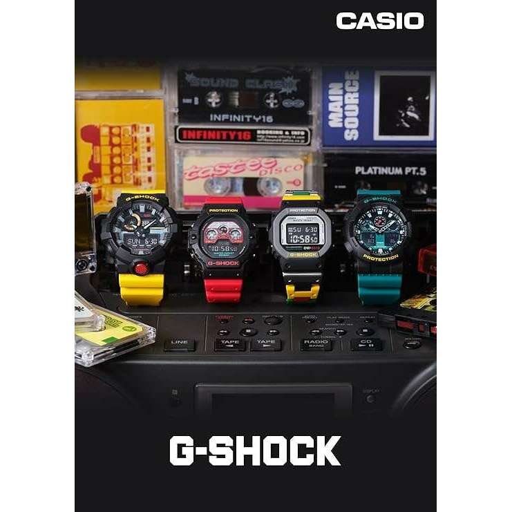 ROOK JAPAN:CASIO G-SHOCK WEB EXCLUSIVE MIX TAPE SERIES MULTICOLOR DIGITAL MEN WATCH DW-5610MT-1JF,JDM Watch,Casio G-Shock